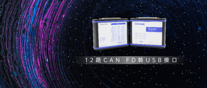 12-channel CAN FD to USB interface card